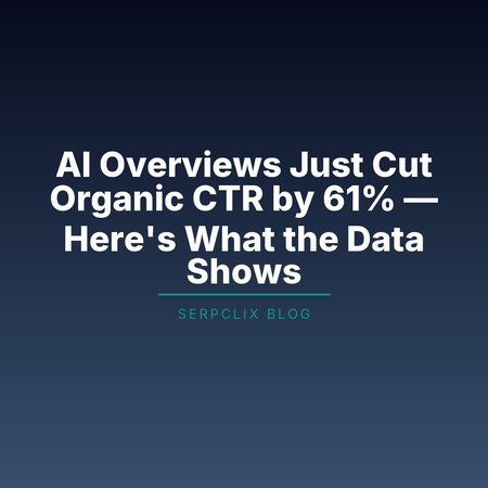 AI Overviews Just Cut Organic CTR by 61% — Here’s What the Data Shows