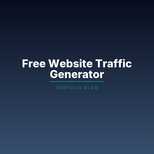 Free Website Traffic Generator